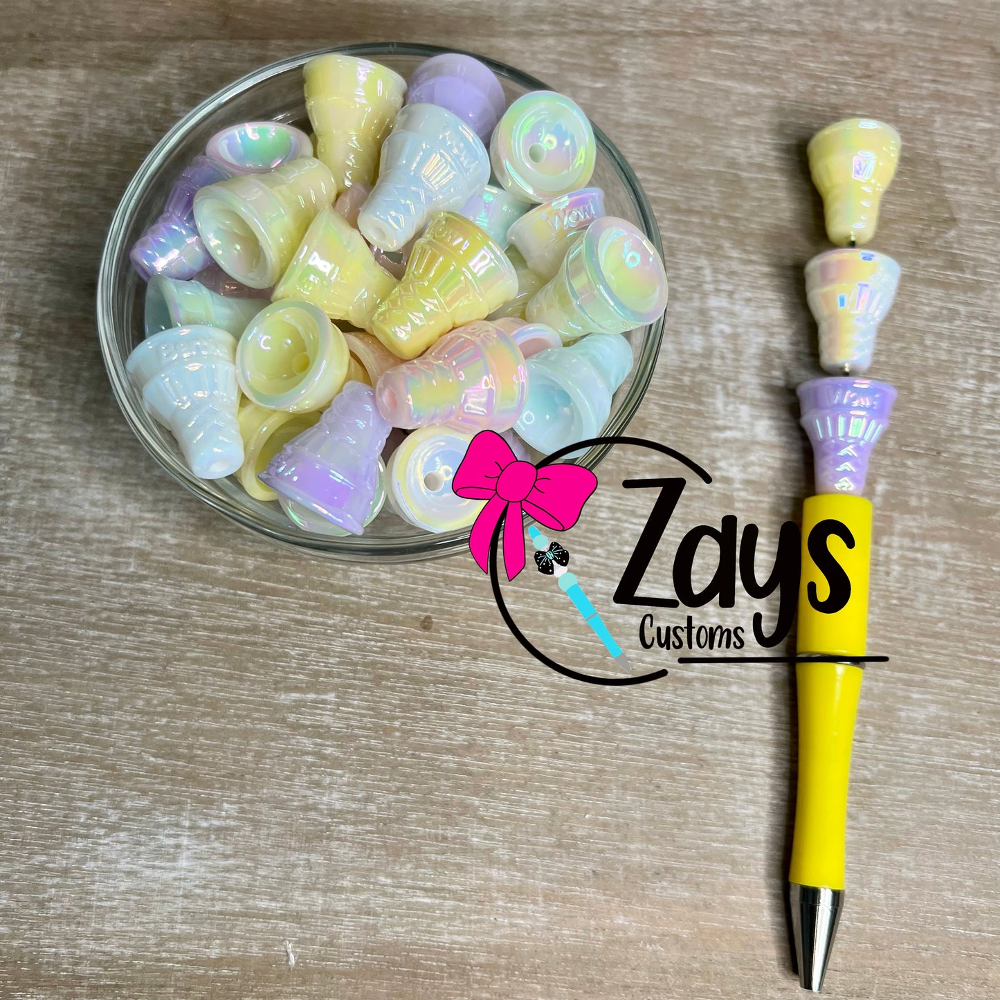 Ice Cream Cone Beads
