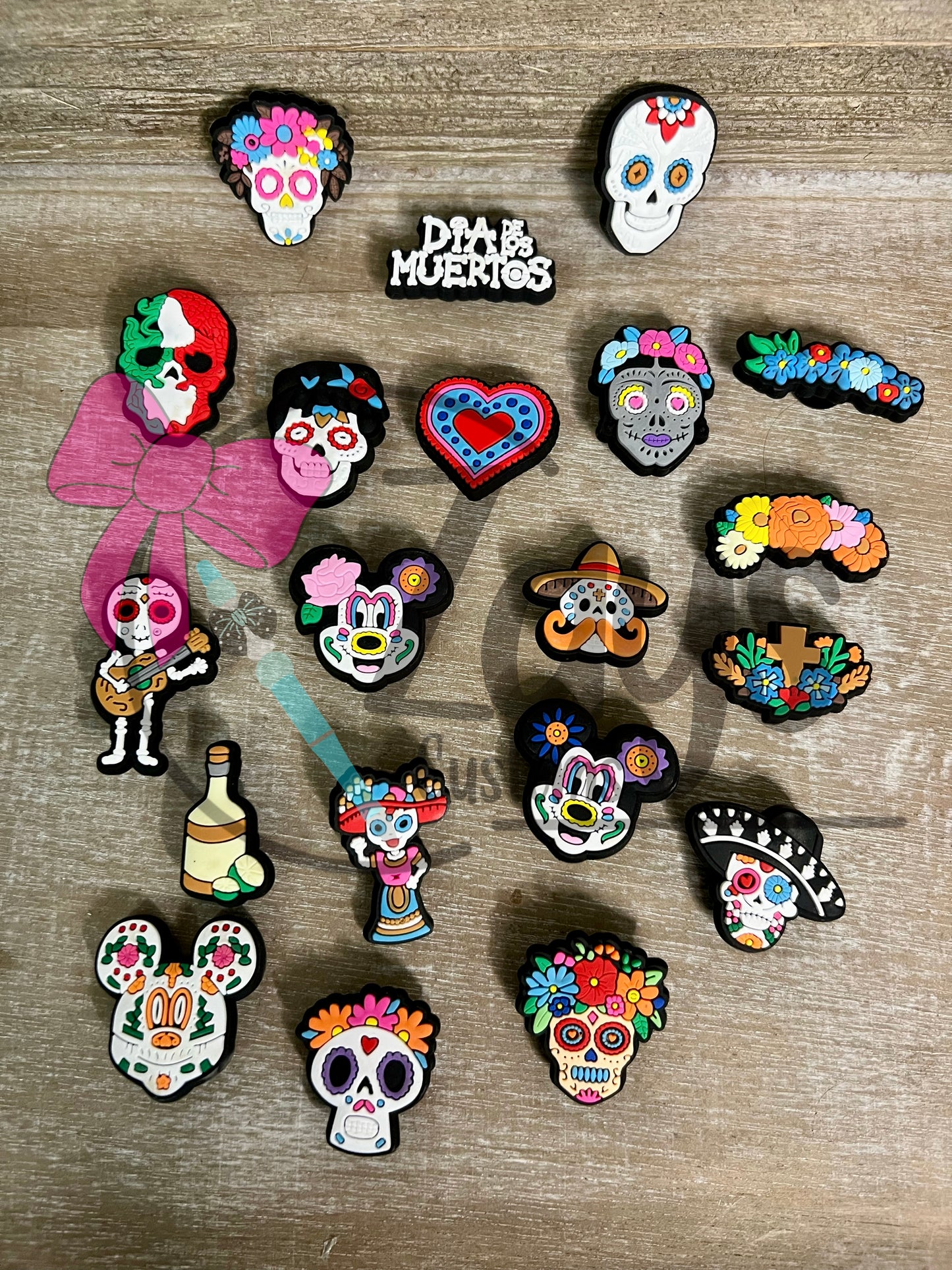 Day of the Dead Shoe Charms