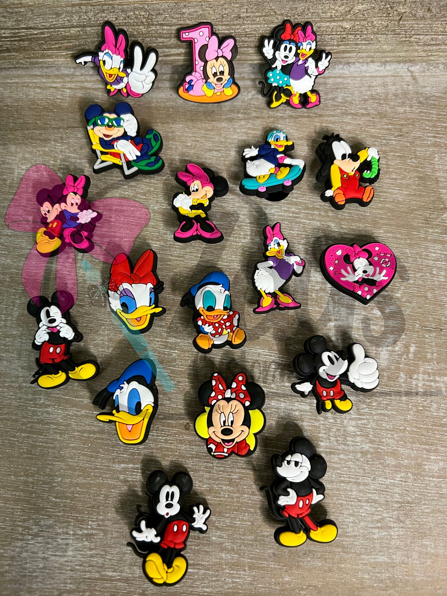 Mouse and Friends Shoe Charms