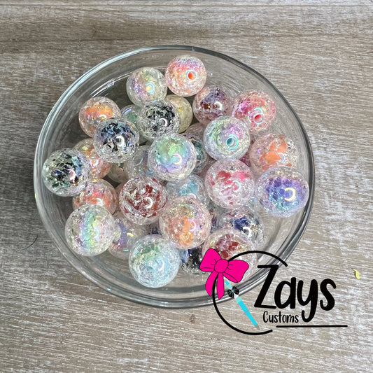 14mm Crackle Mix