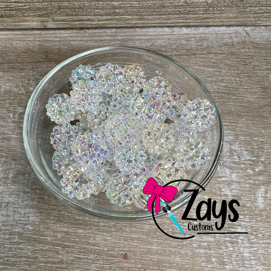 14mm Clear Crystal Beads