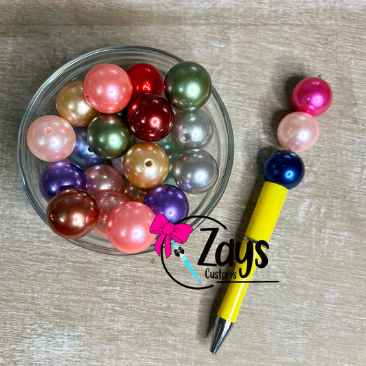 20mm Satin Beads