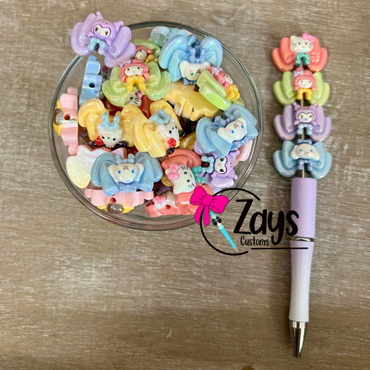 Sanrio Bow Character Beads